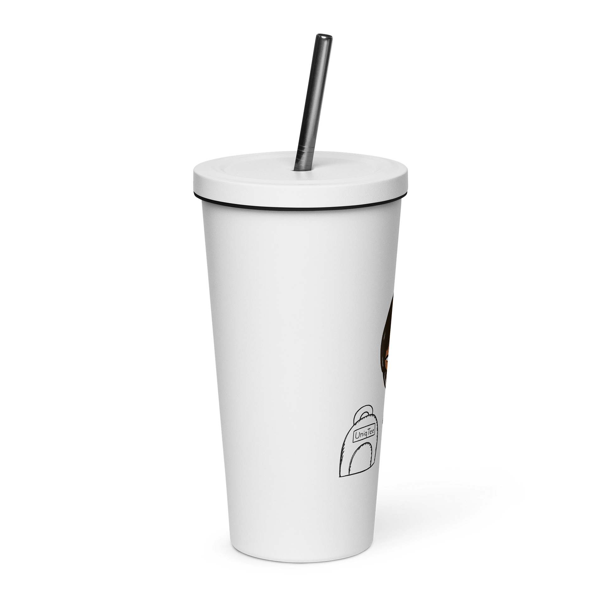 Serious Sipper Cartoon Insulated Tumbler by Artist Michelle N product image (4)