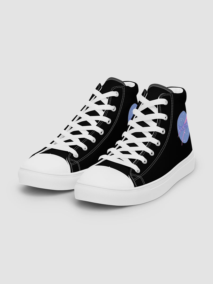 Black Starbright The Band Women's High Top Canvas Shoes product image (4)