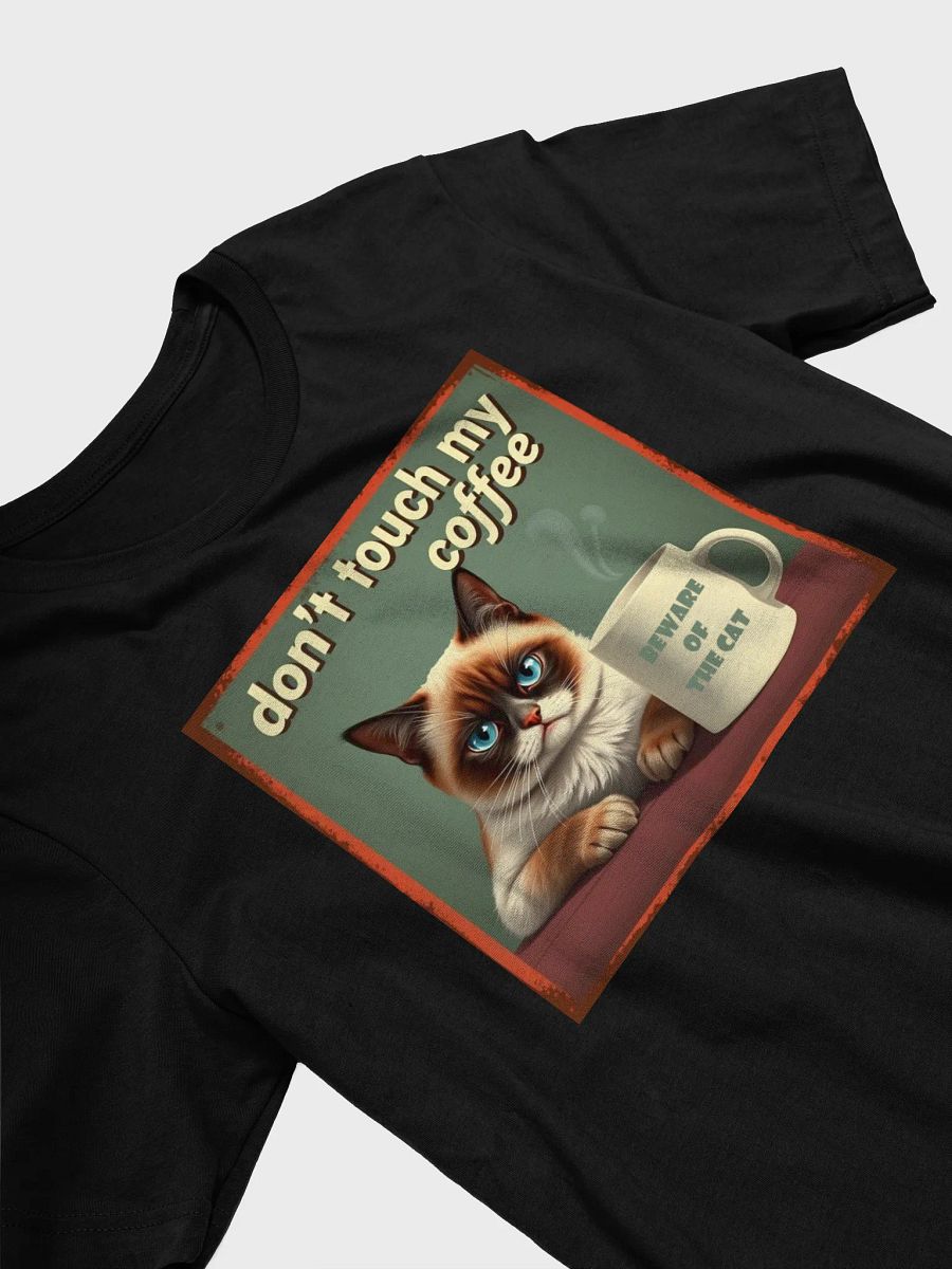 Coffee Cat Warning T-Shirt product image (9)