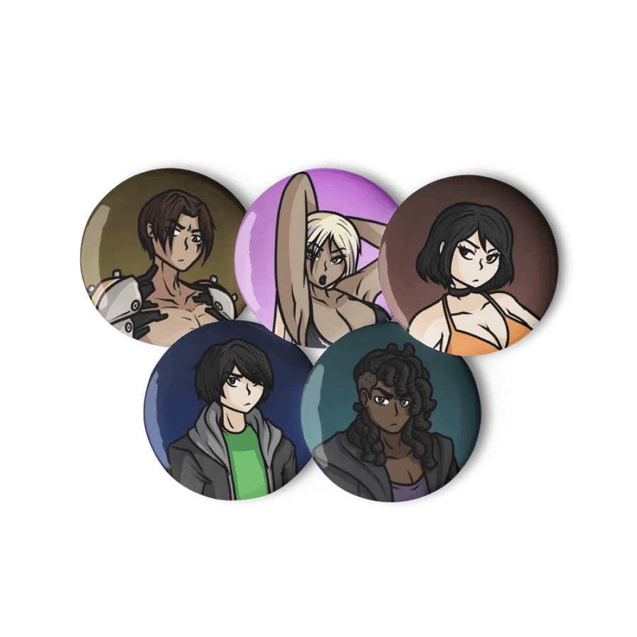 Obsidian Blaze Character Pin Set product image (3)