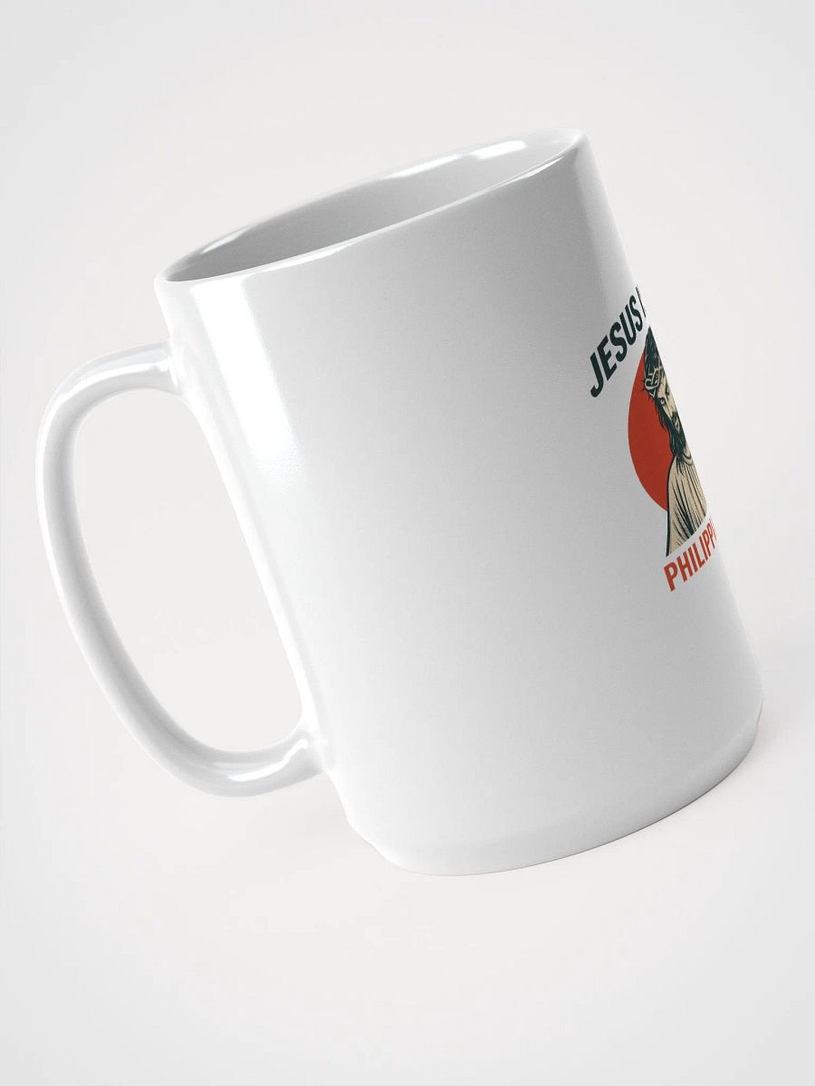 Crowned Savior White Glossy Mug-Jesus is Lord product image (3)