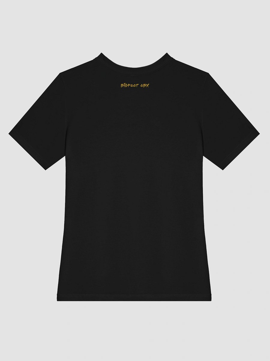 Destination Bigfoot Bronco Bigfoot Logo Bella+Canvas Women's Supersoft Relaxed-fit T-Shirt (Black) product image (4)