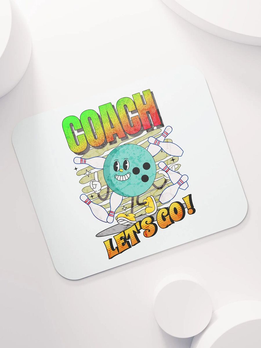 Retro Mascot Coach Bowling Enthusiastic Mouse Pad product image (5)