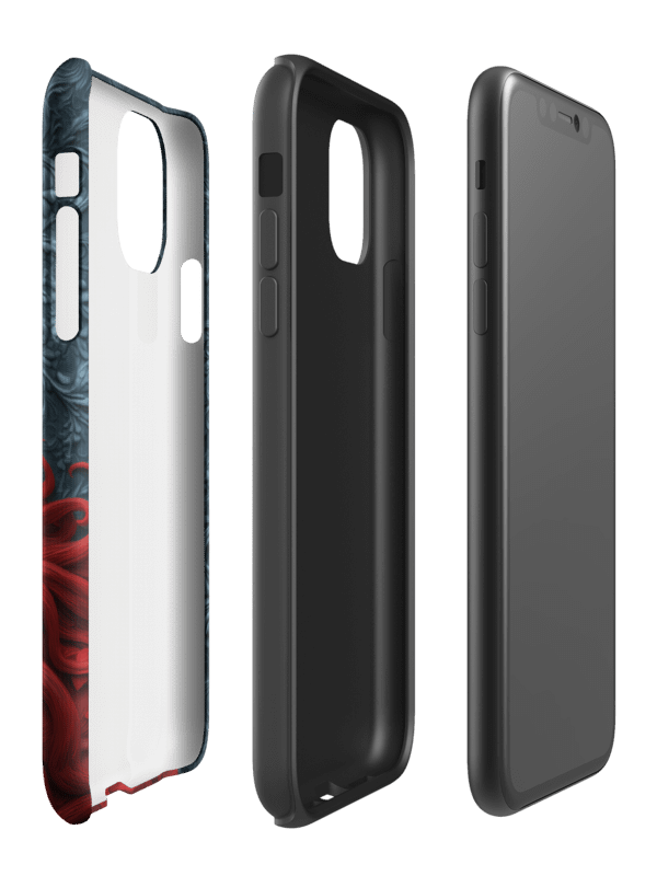 Winter Deer Red Poinsettia - Tough Phone Case product image (93)