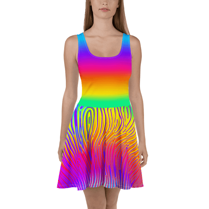 The 80s Vomited On Me Skater Dress product image (2)