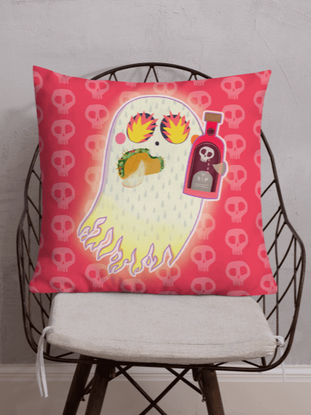 Pastel Little Ghost Hot Sauce #2 - Pillows product image (3)