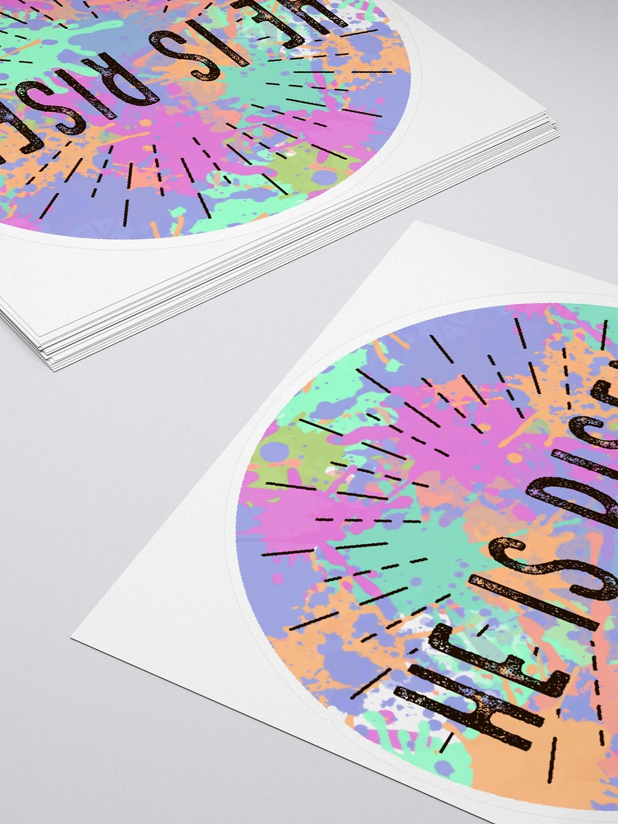 Paint Splatter He Is Risen Sticker product image (4)