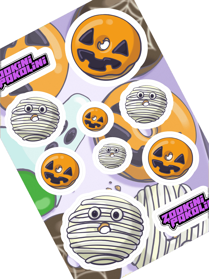 Spooky Donuts Sticker Pack product image (1)