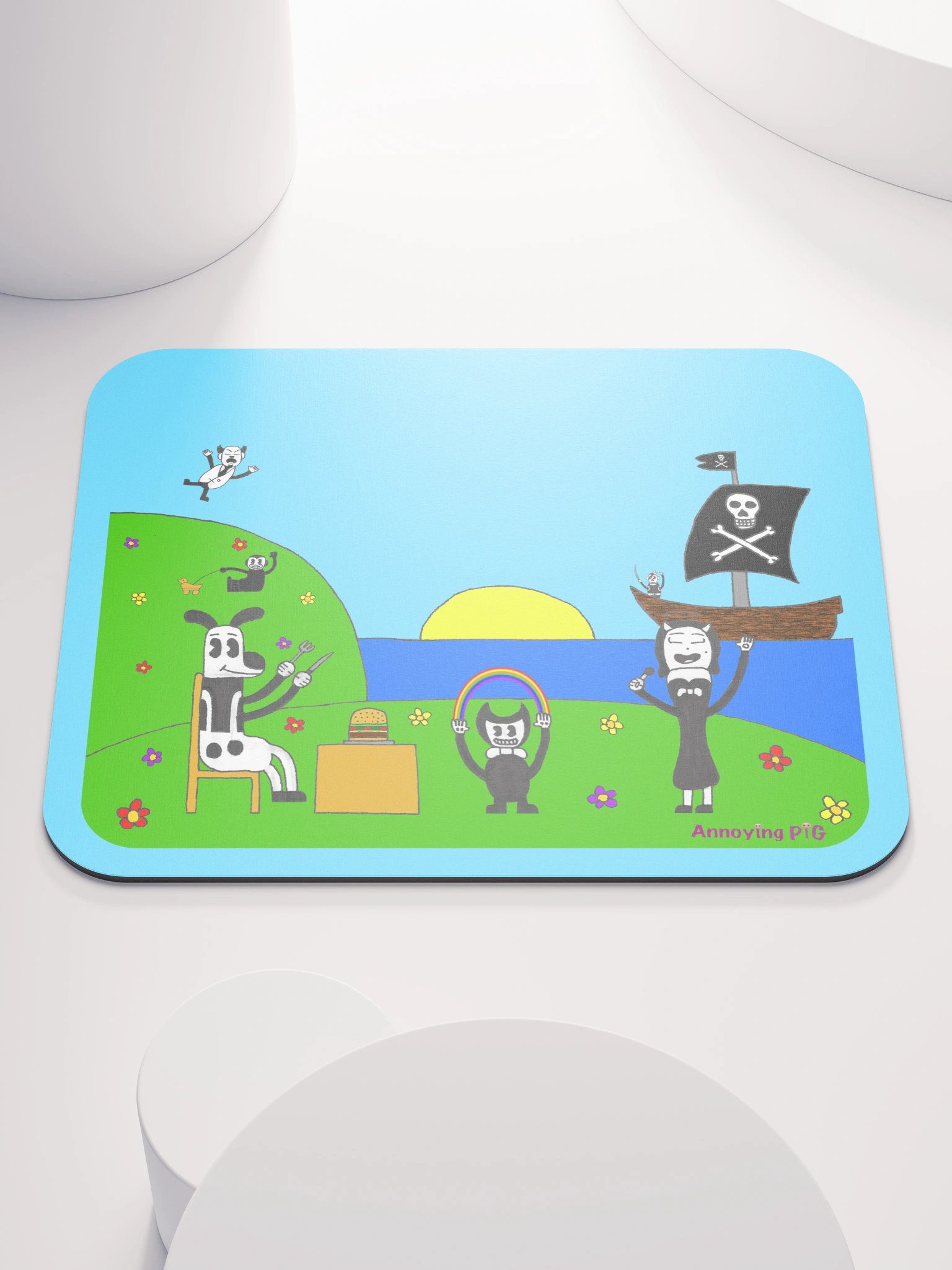Bendy & Friends Mousepad (Color) product image (1)