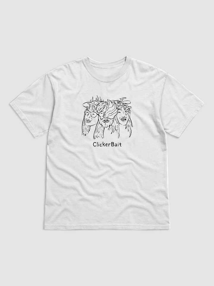 ClickerBait Hosts Black Outline T-Shirt product image (1)