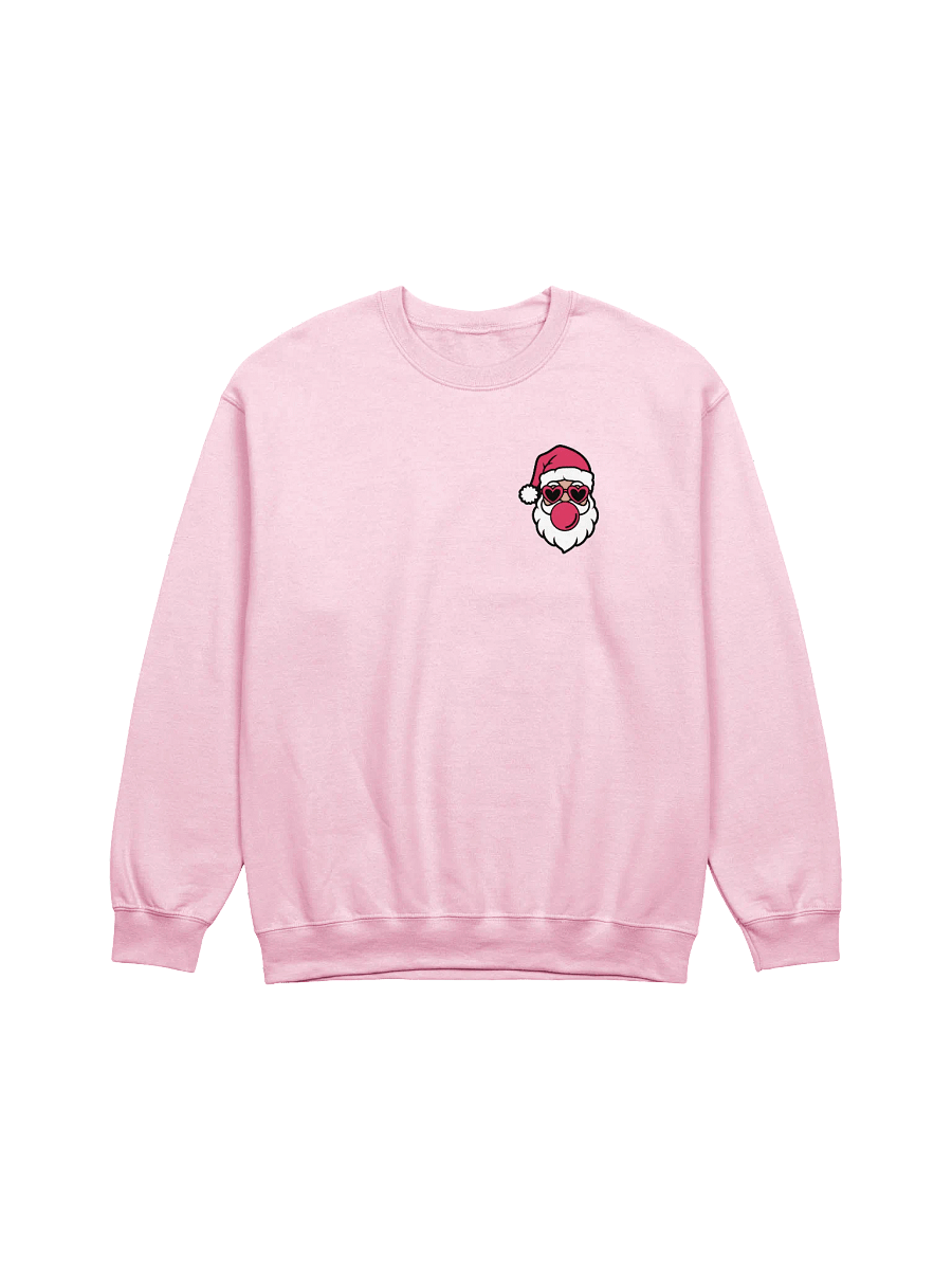 [Santa With Heart Glasses Christmas Vibes] Crewneck Sweatshirt product image (3)