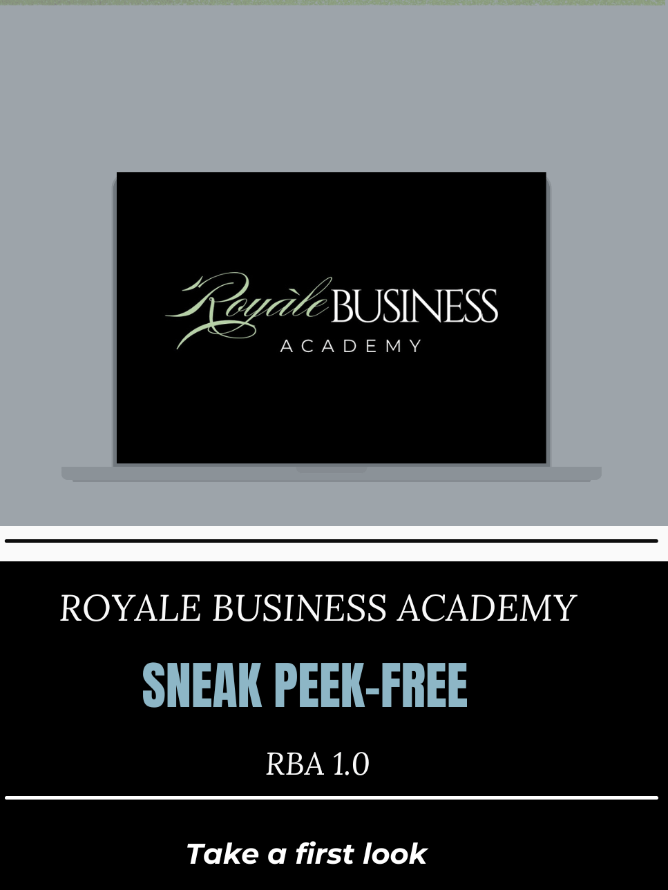FREE Download-SNEAK PEEK-Royale Business Academy (RBA)- DIGITAL-(MRR)-Buy- Resell and Make 100% Profit Online product image (1)