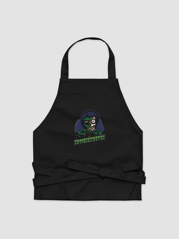 [ZombieChef81] Organic Cotton Apron (Embroidered) SOL&S 03569 product image (2)
