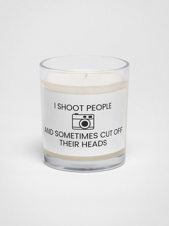 Non-Scented Candle (I Shoot People and Sometimes Cut Off Their Head) product image (1)