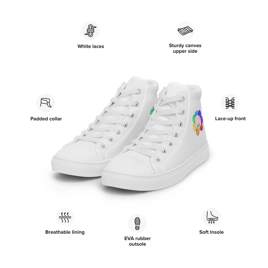 White Flower Sneakers product image (23)