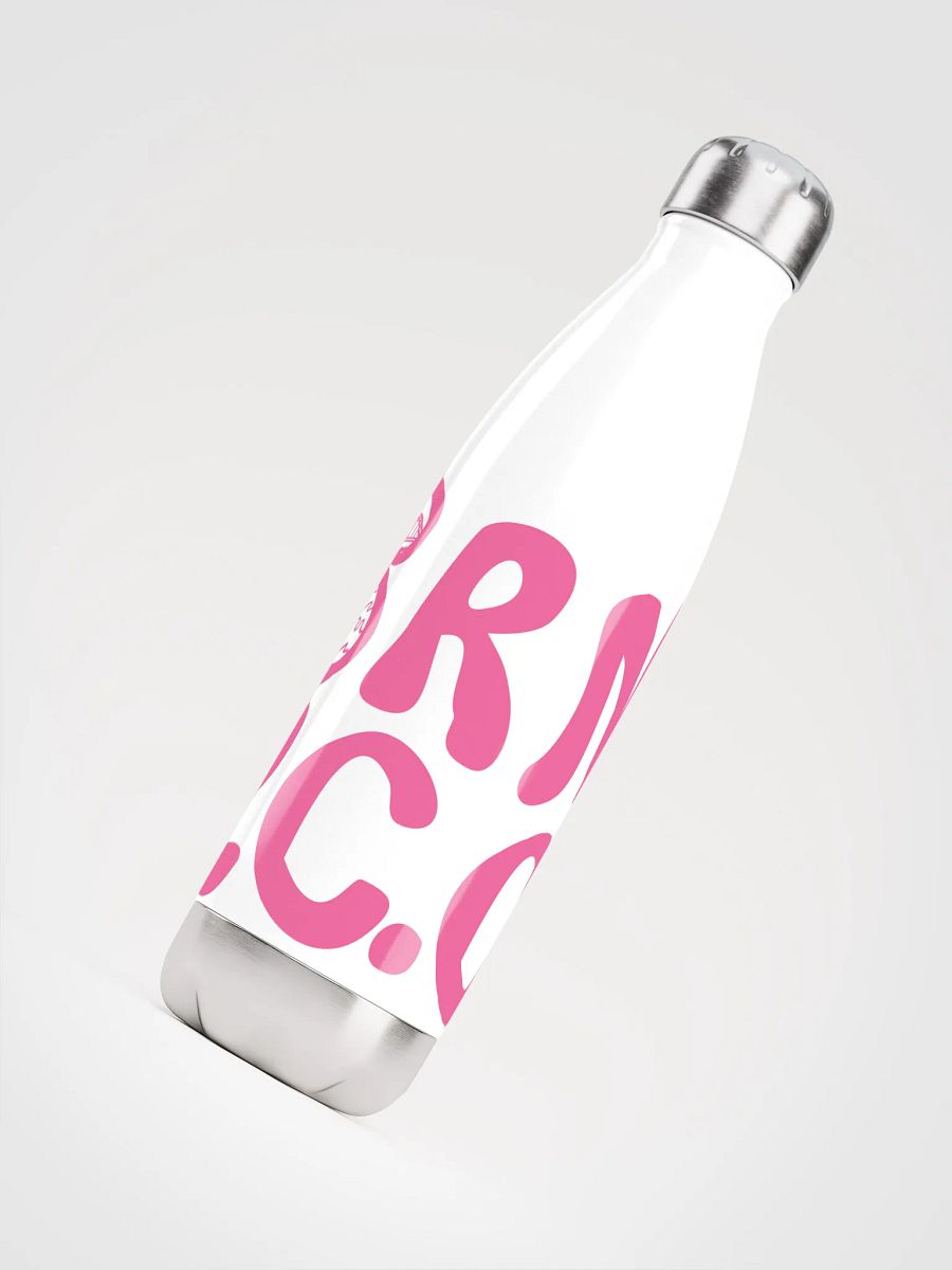 BRN.2C.C.™ | Stainless Bottle | Brilliant Rose on White 💧 product image (4)