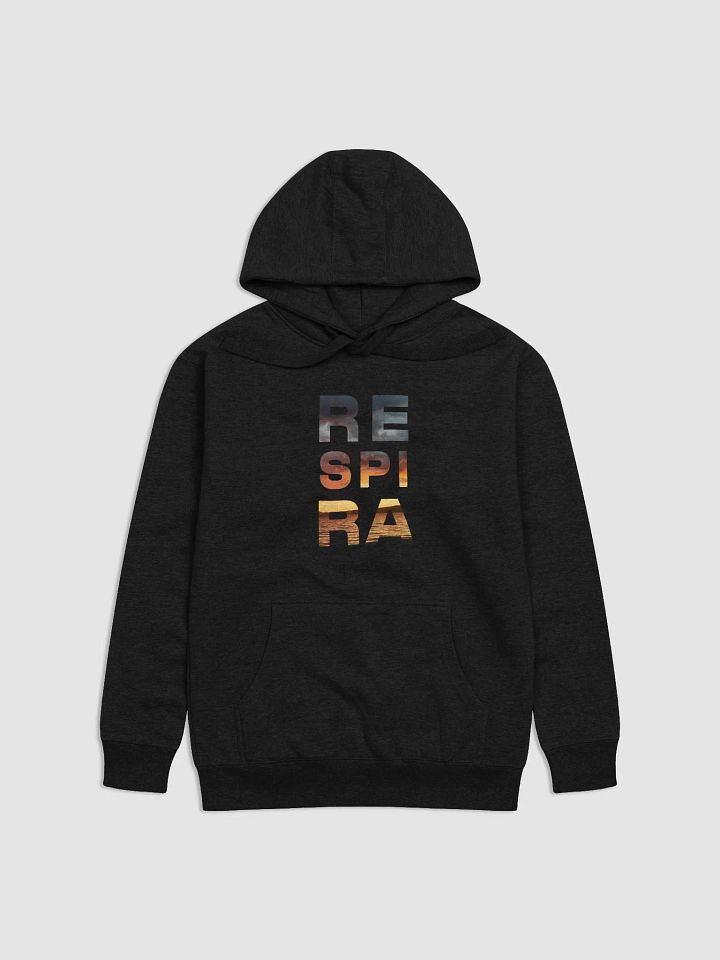 RE SPI RA..(BREATHE !) Sunset on a Lake Cotton Heritage Unisex Premium Hoodie product image (1)