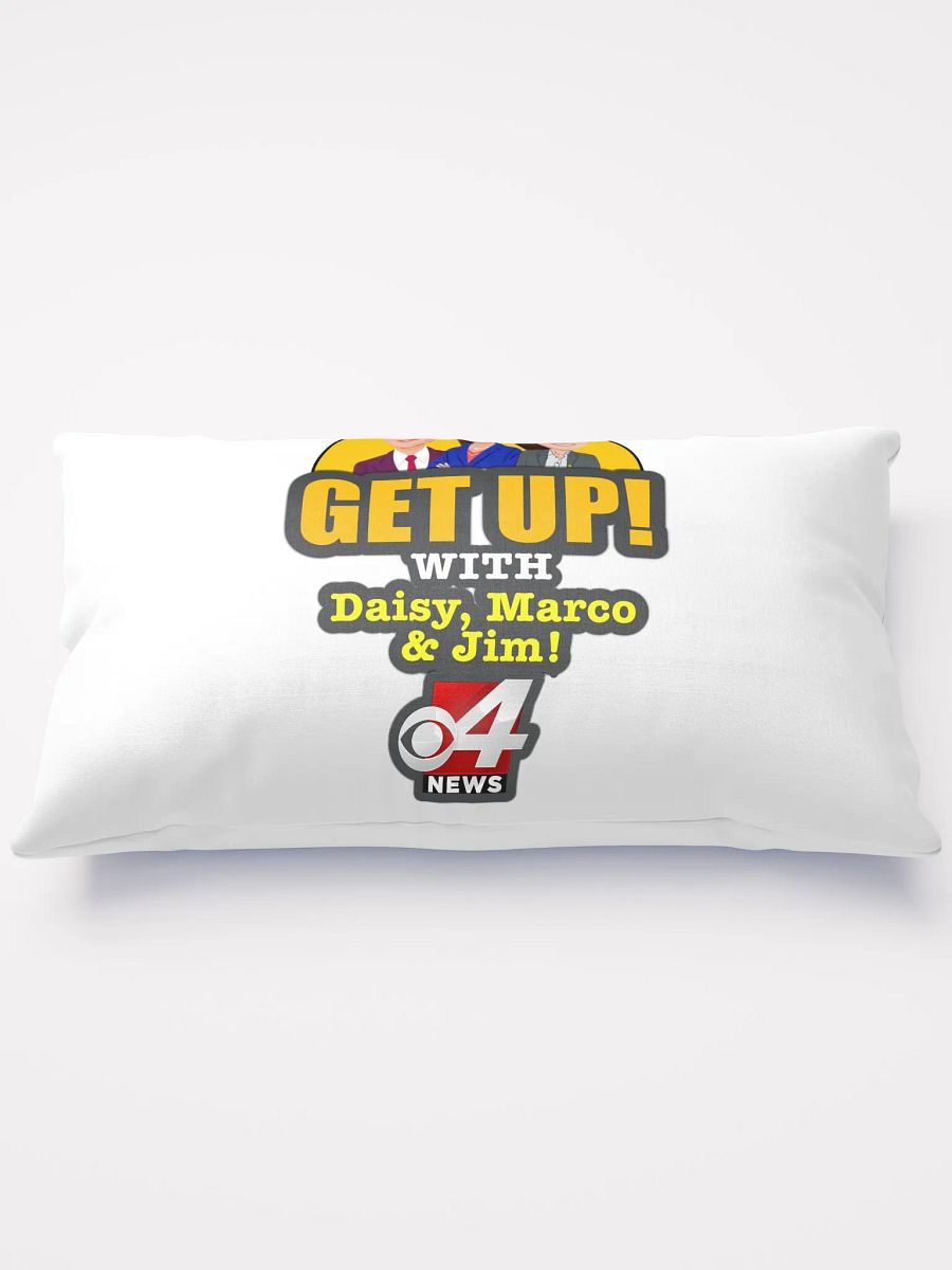 Get Up! With Daisy, Marco & Jim All-Over Print Pillow product image (1)