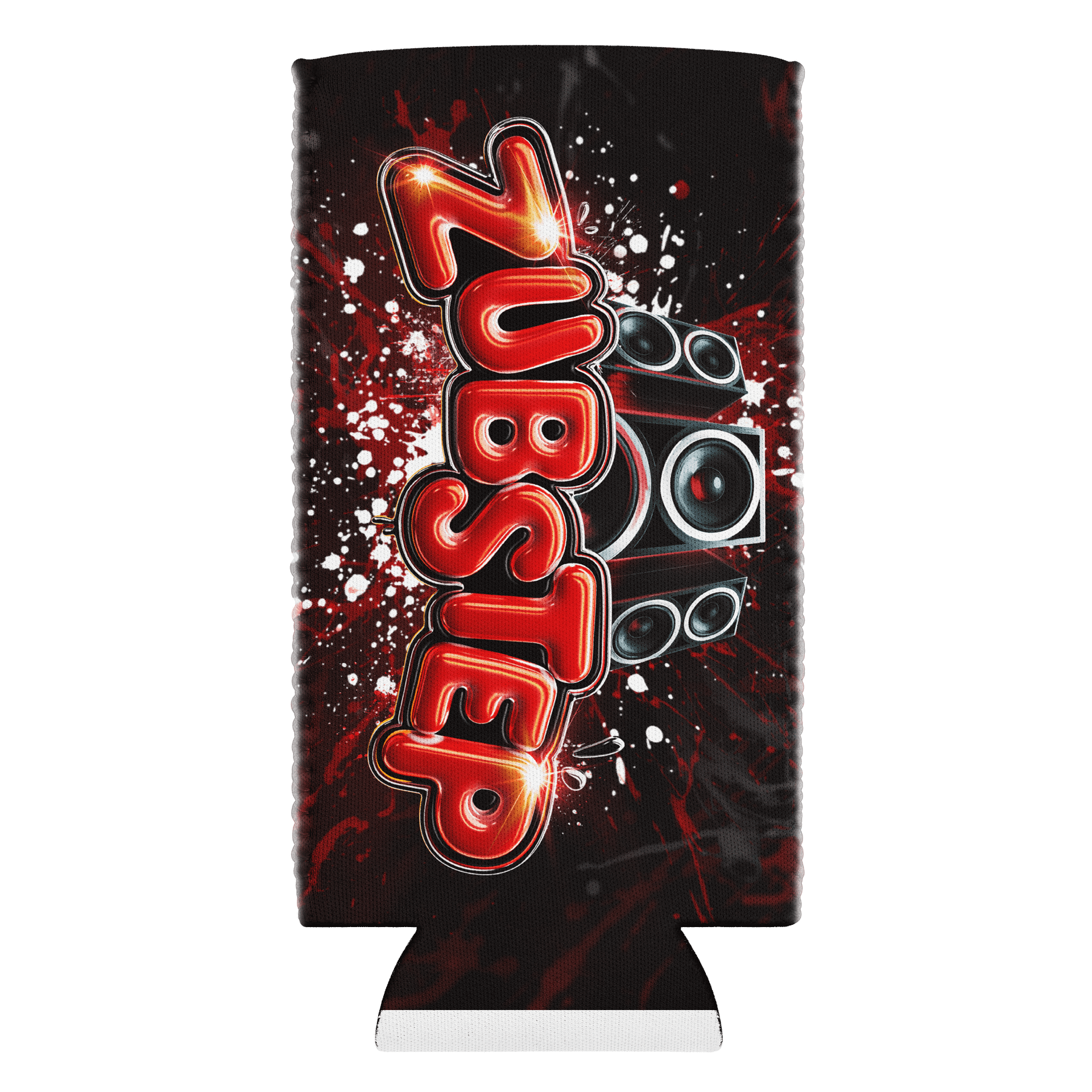 Zubstep Splatter Slim Can Koozie product image (10)
