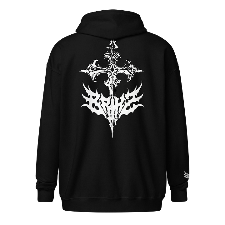 Embroidered Cross Hoddie (zip-up) product image (1)