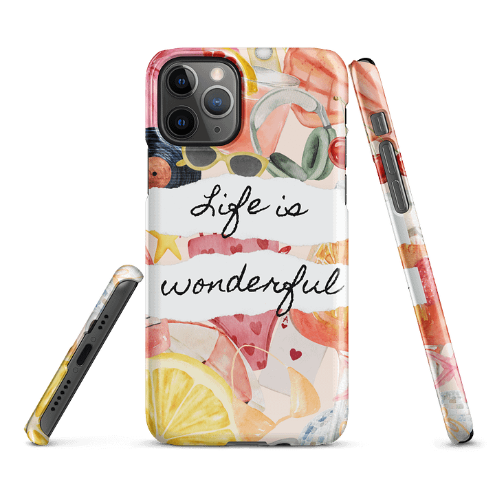 Wonderful Life Collage Snap Case for iPhone® product image (1)