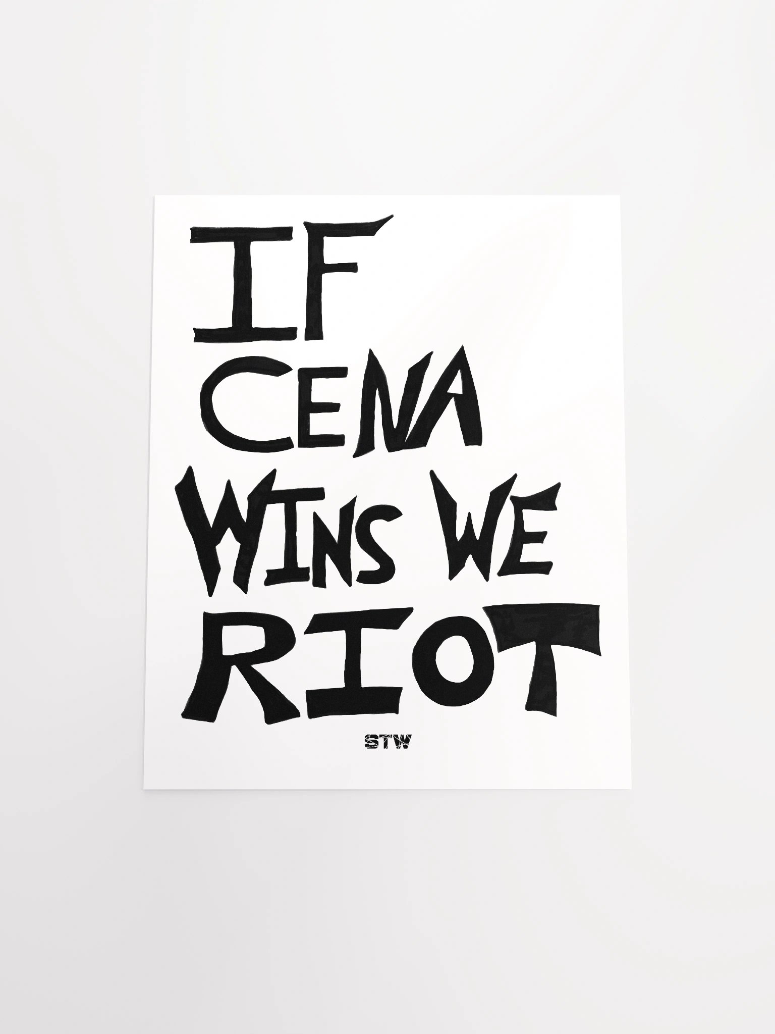If Cena Wins We Riot Poster product image (11)