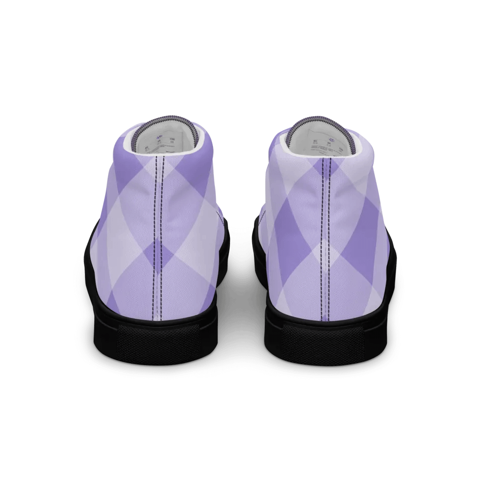 Women's Lavender Diamonds High Tops product image (4)