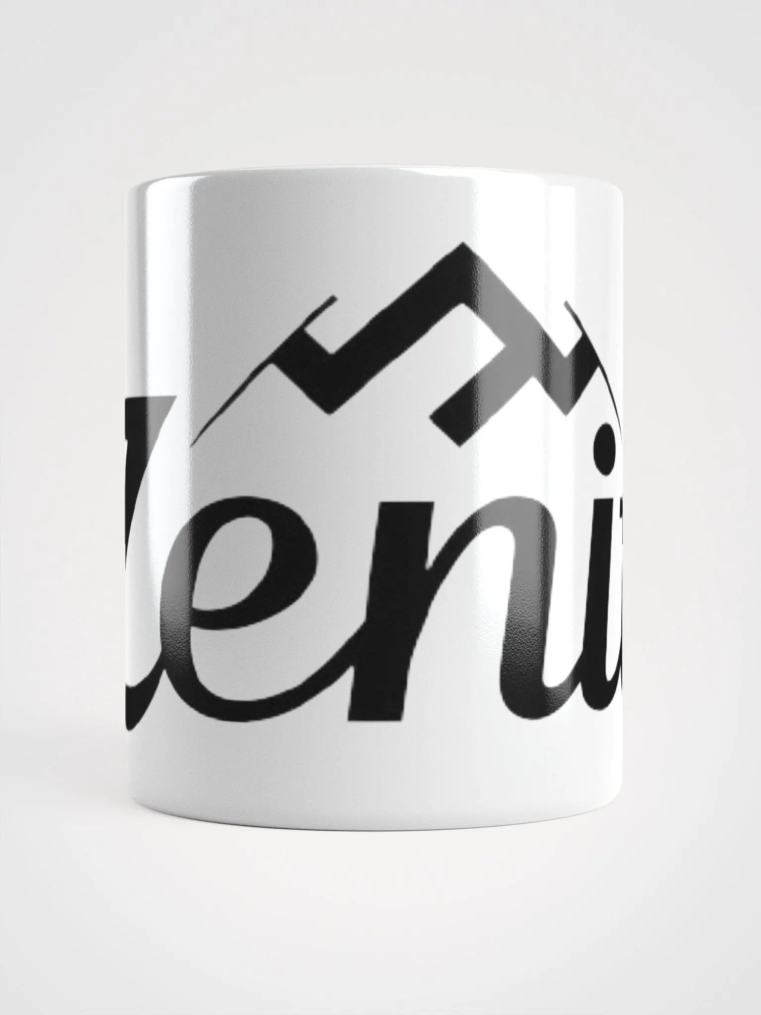 Zenith White Glossy Ceramic Mug with Exclusive Mountain Design - Dishwasher & Microwave Safe product image (5)