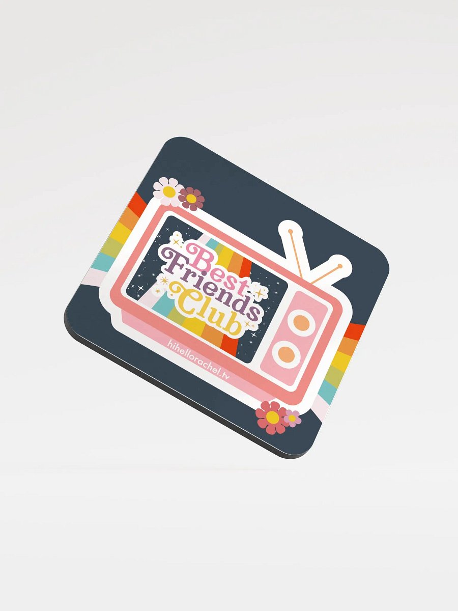 Best Friends Club PRIDE EDITION Glossed Cork Coaster product image (3)