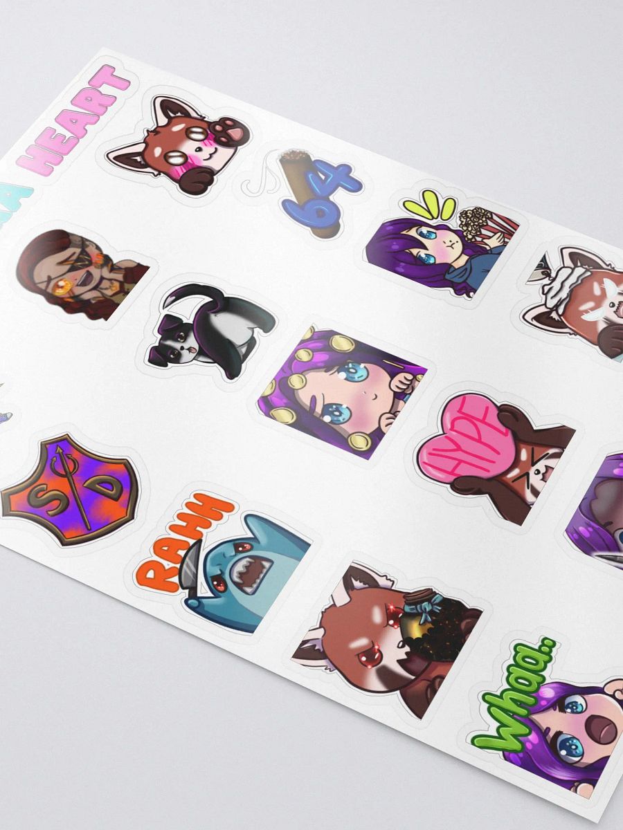 Anora's Emote Sticker Sheet product image (3)