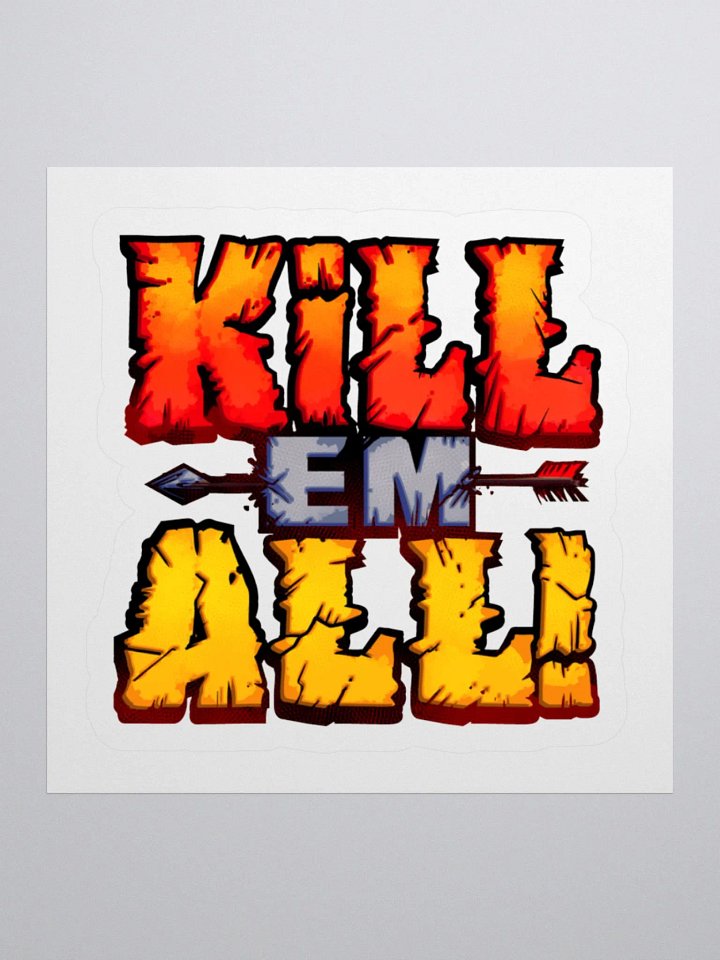 Kill´em all sticker product image (4)