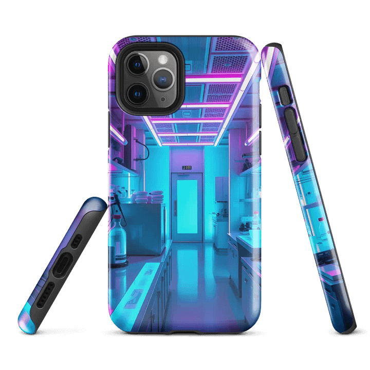 Cyan Circuitry - iPhone Tough Case product image (2)