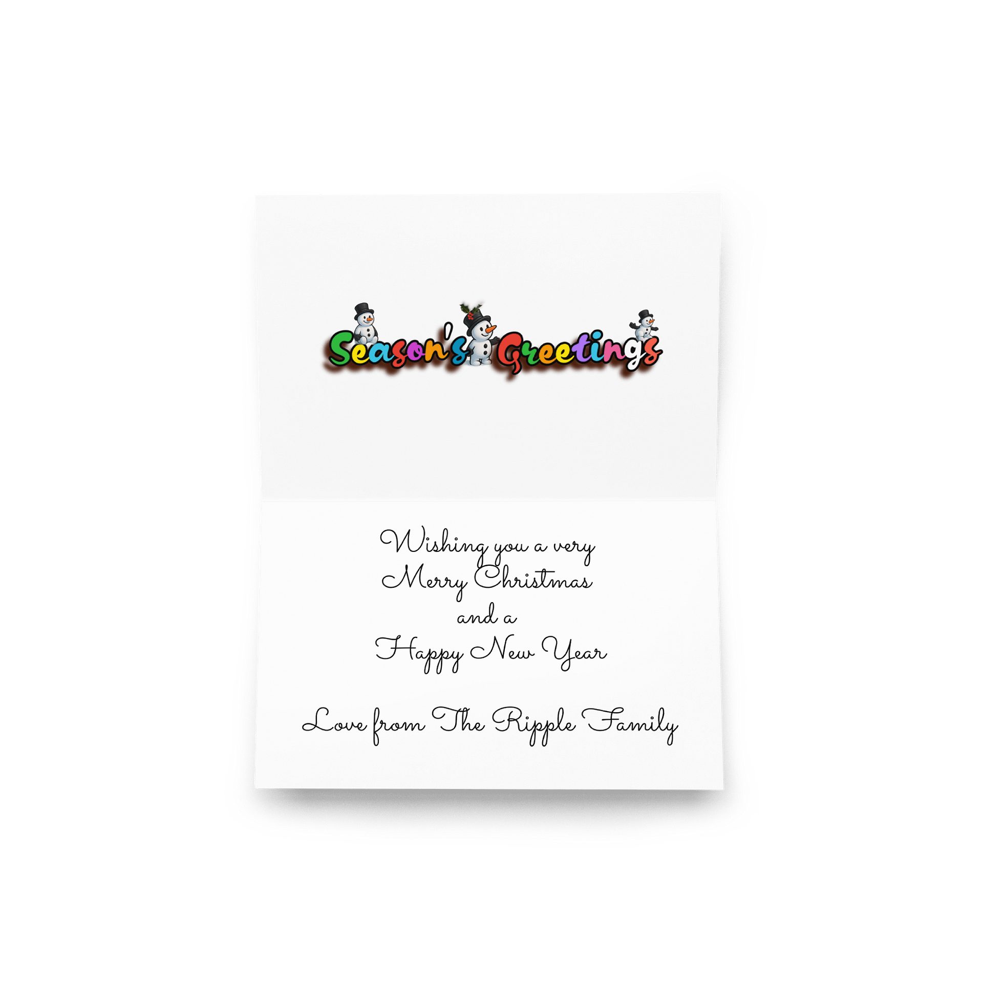 Ripple Christmas Card product image (3)