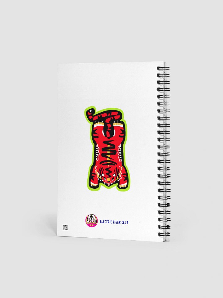 Red and Lime Tiger Notebook product image (2)