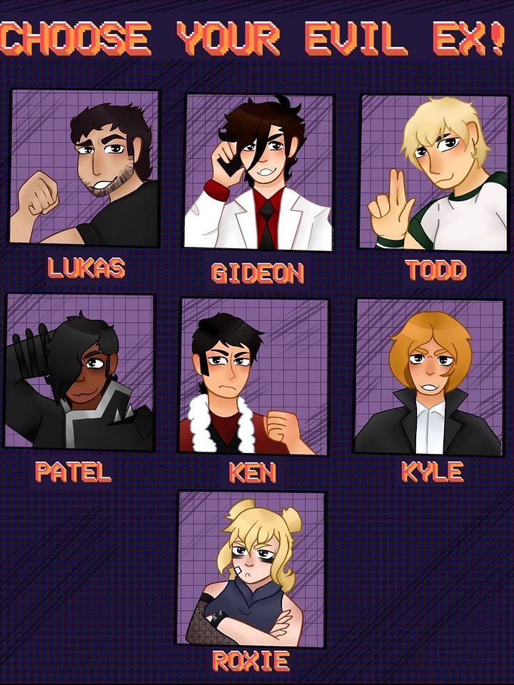 Seven Evil Ex's Print product image (1)