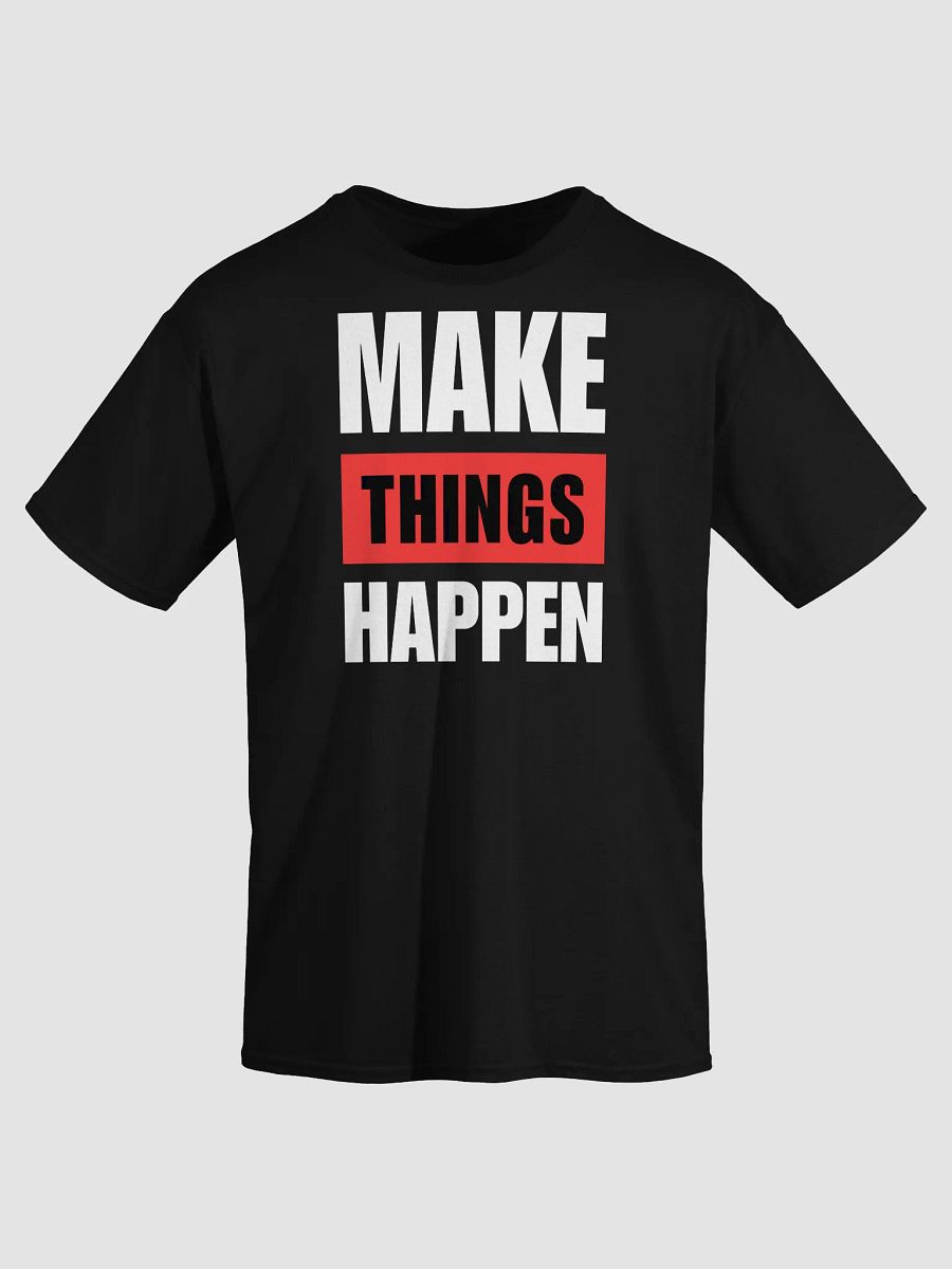 Bold Red 'THINGS' T-Shirt product image (29)