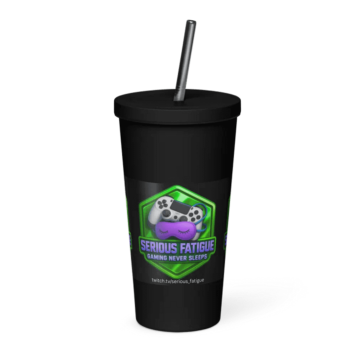 SF logo insulated cup with straw product image (1)