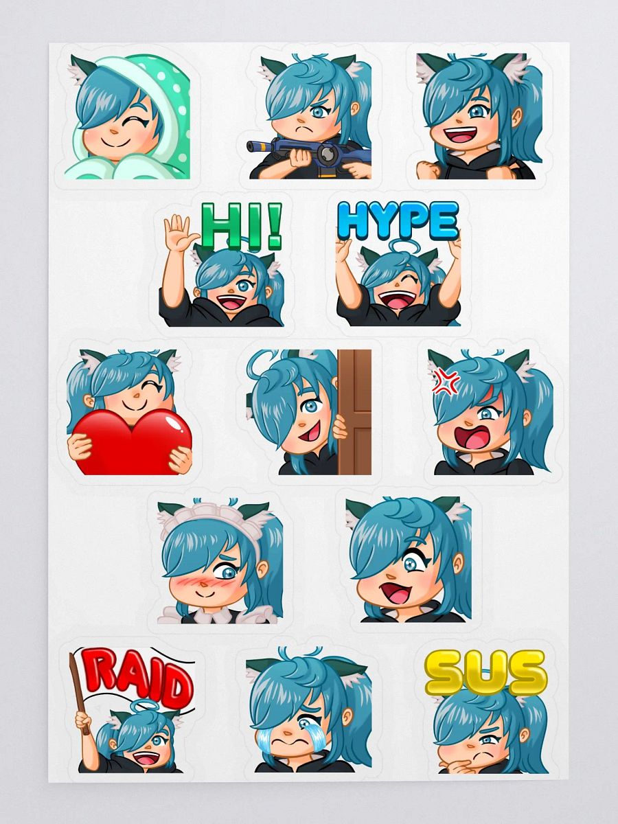 Dia emotes stickers product image (1)