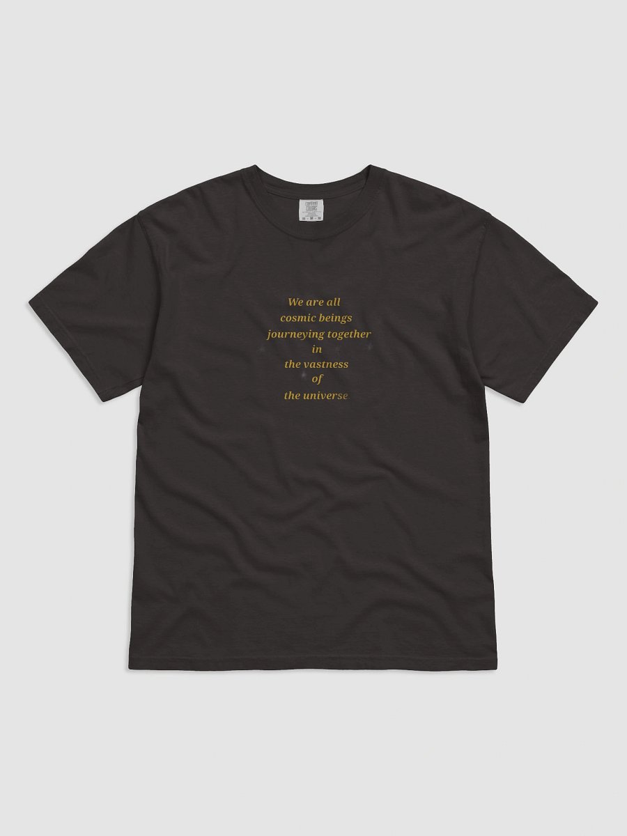 Cosmic Journey Yellow Quote T-Shirt product image (1)