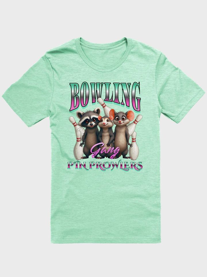 Bowling Gang Pin Prowlers Raccoon Comfort Supersoft T-Shirt product image (10)