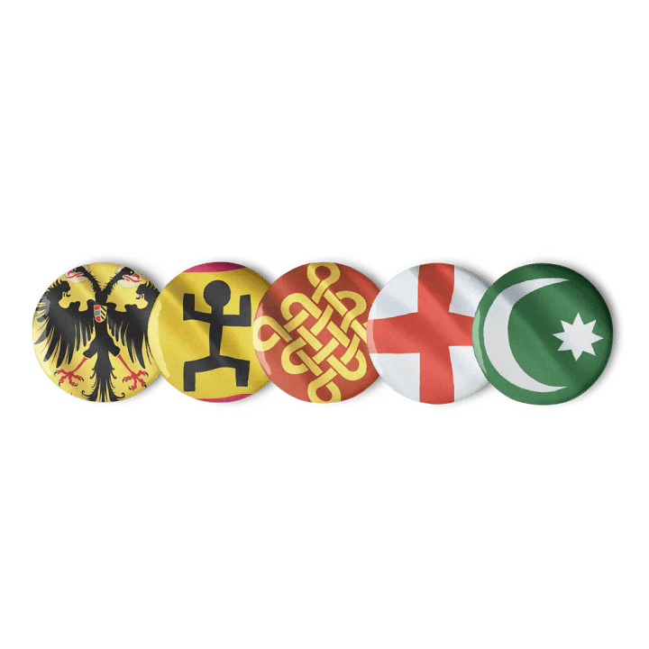 Civ Flags Button Pins product image (1)