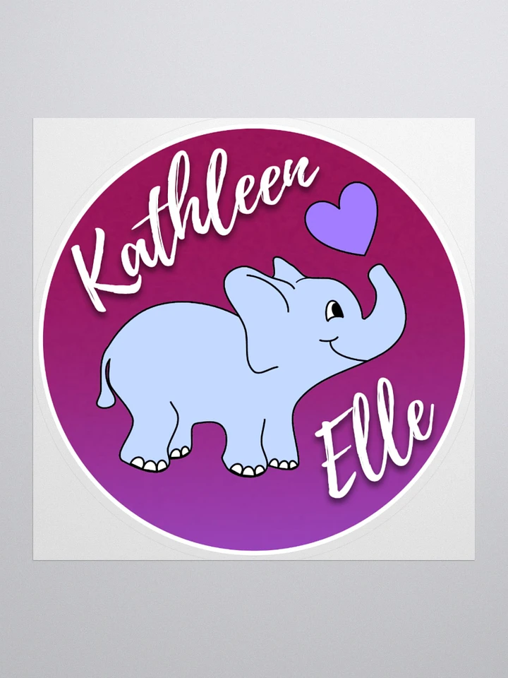 Kathleen Elle-a-Fant Sticker product image (1)
