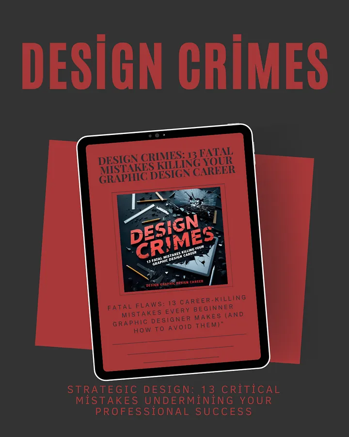 DESIGN CRIMES: 13 Fatal Mistakes Killing Your Graphic Design Career product image (1)