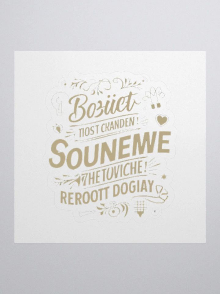 Whimsical Language Art Stickers product image (1)