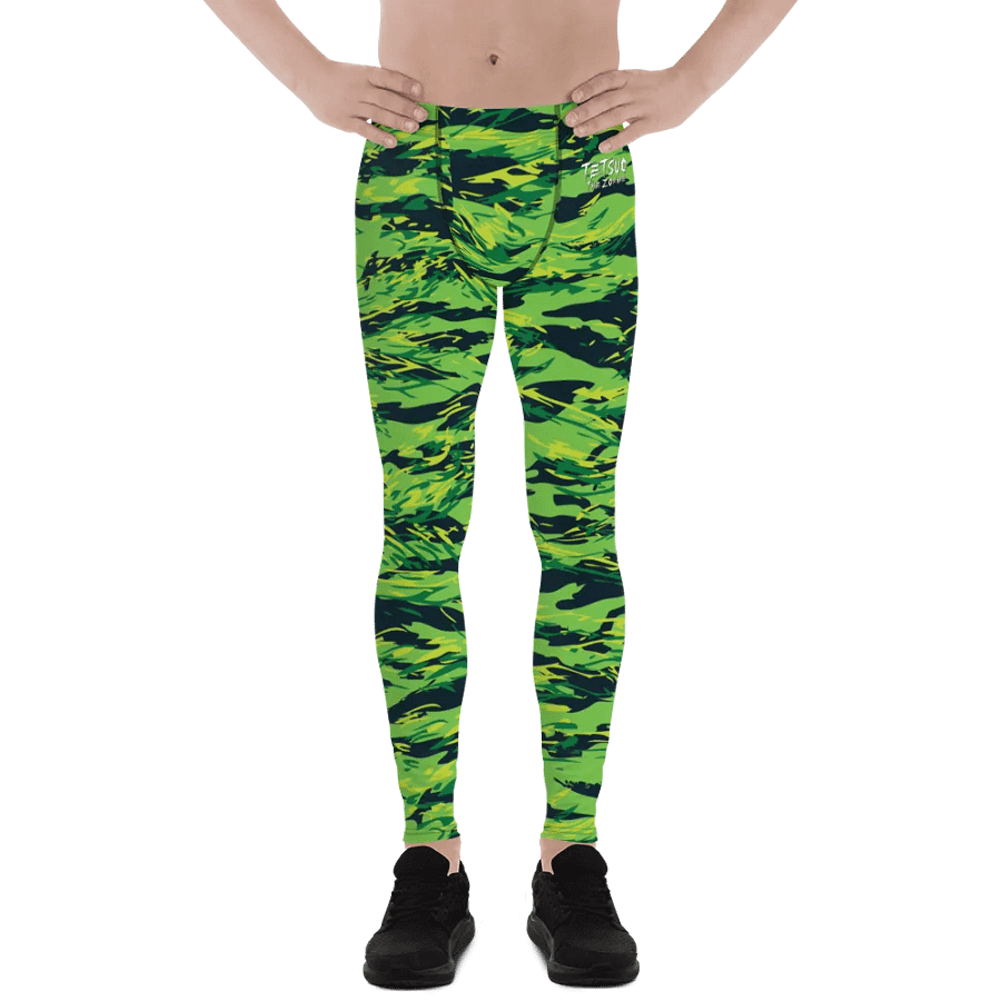 Green Camo Men's Leggings product image (8)