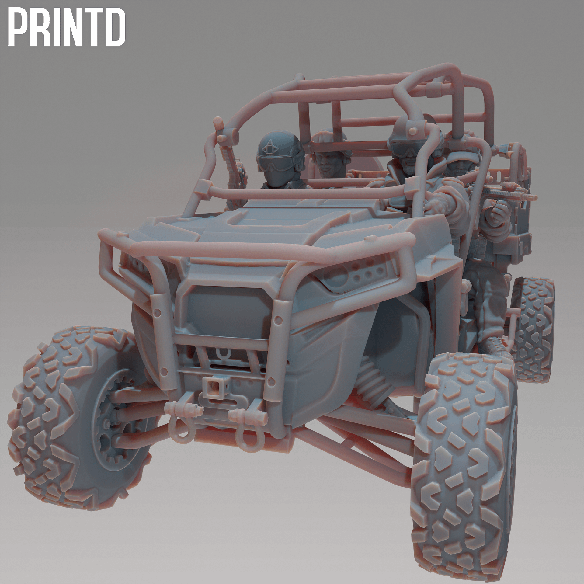 MRZR Ultra light Desert Vehicle - Modern Warfare Wargame Hobby Resin Scale Models product image (1)
