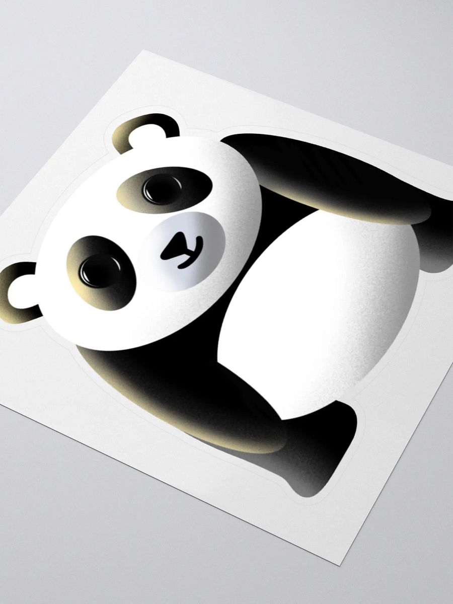 Panda Kiss Cut Sticker product image (3)