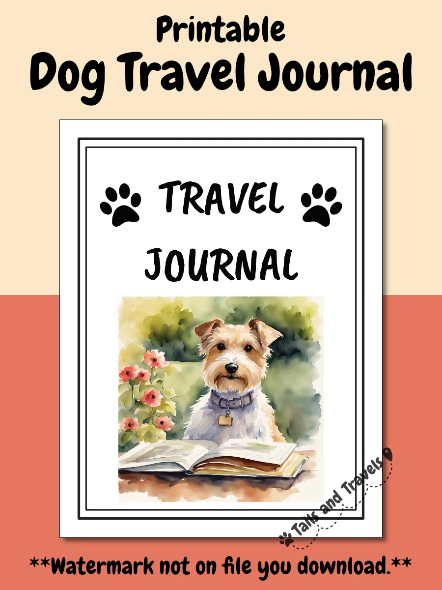 Printable Dog Travel Journal product image (1)