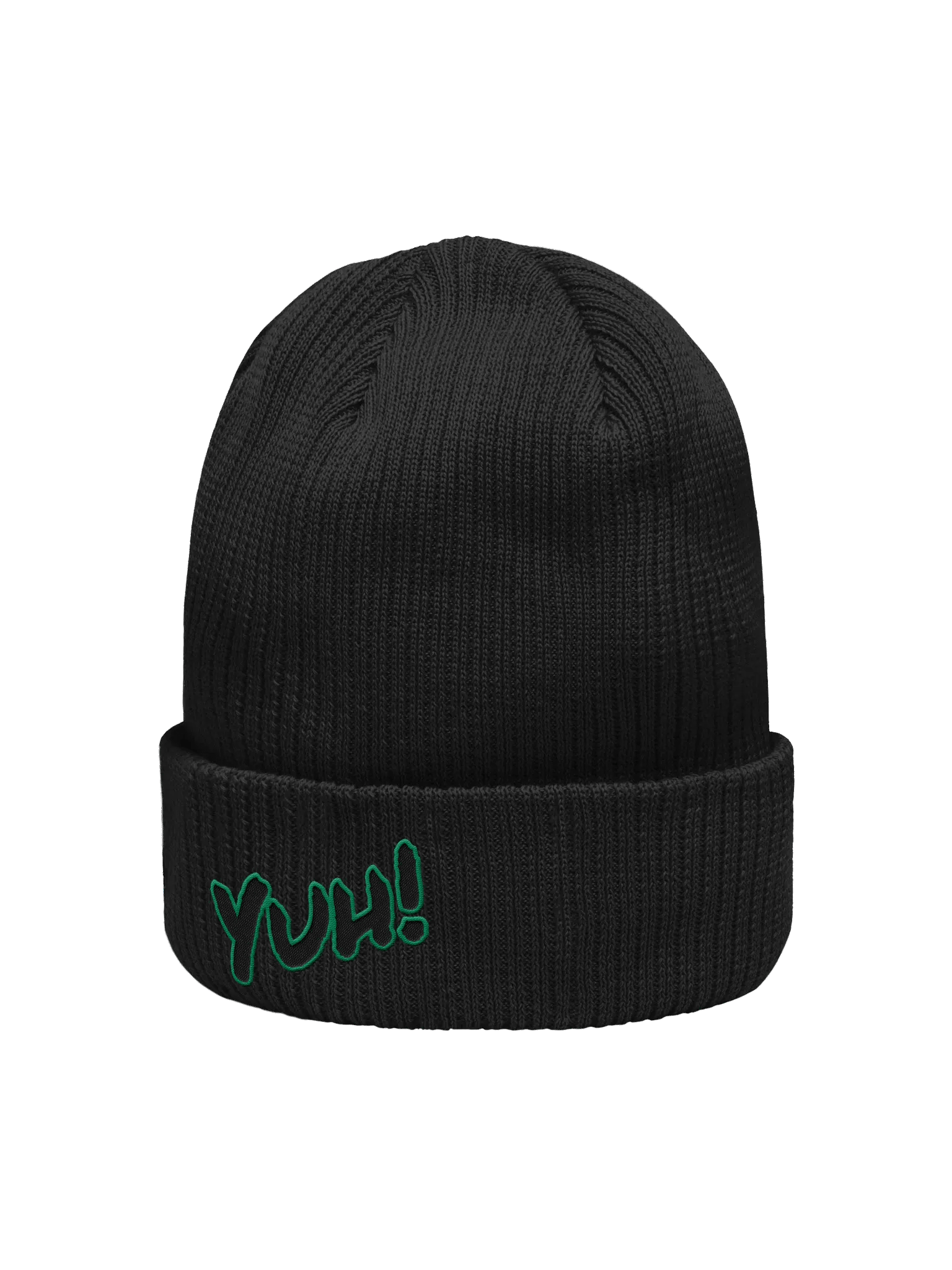 Yuh! Reverse Colorway - Atlantis Organic Ribbed Beanie product image (2)