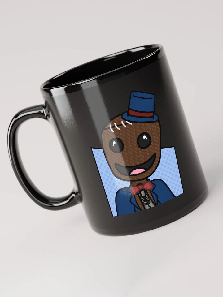 tux sackboy black mug product image (1)